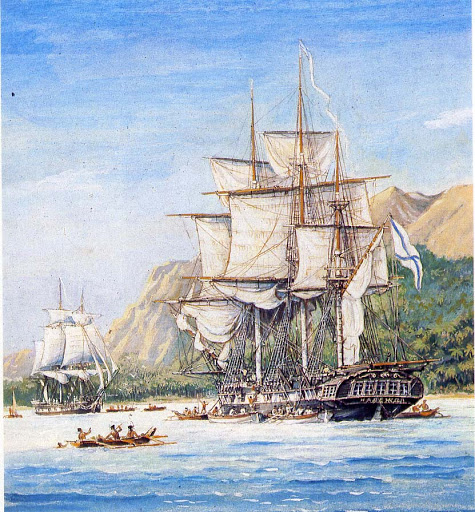 Les tropiques n’étaient pas la cible des Russes, qui souhaitaient plutôt prendre le contrôle du commerce des peaux dans le nord du Pacifique.