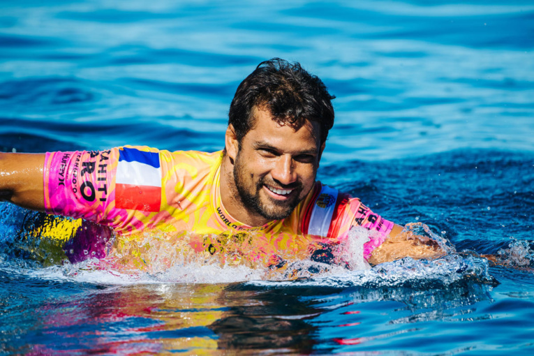 Michel Bourez n'a plus surfé en compétition officielle depuis mars dernier et la Papara Pro Open. (photo : Matt Dunbar/WSL)