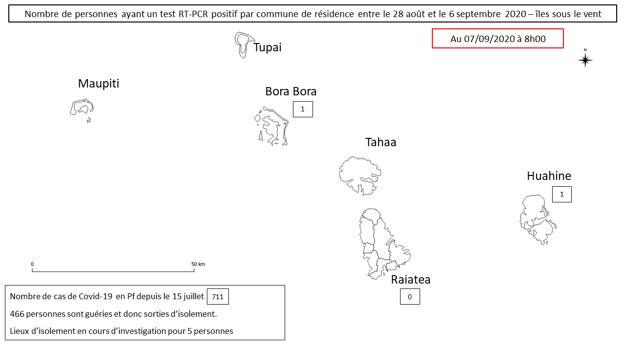 Le virus se diffuse dans les îles