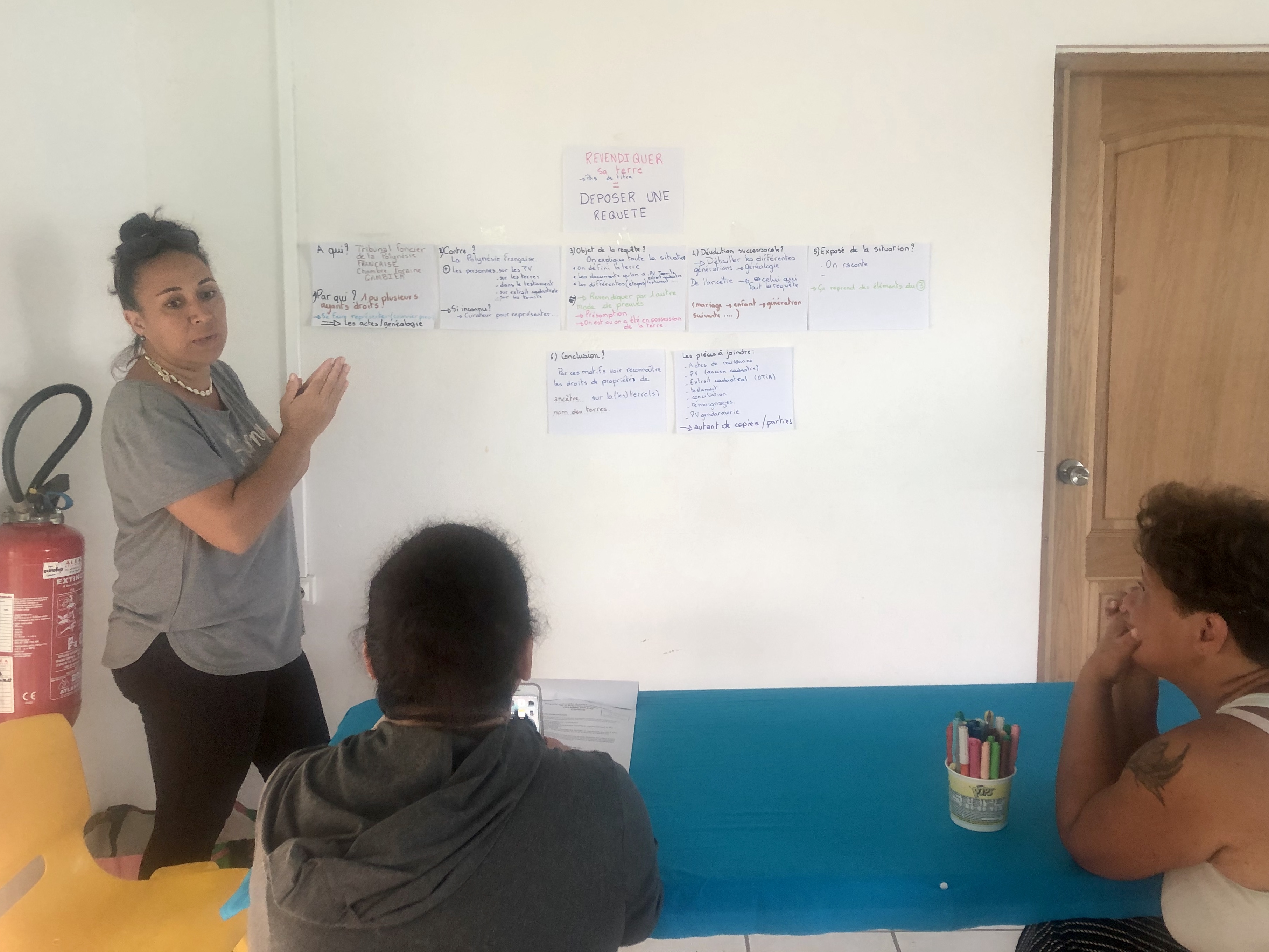 La réappropriation des terres se prépare