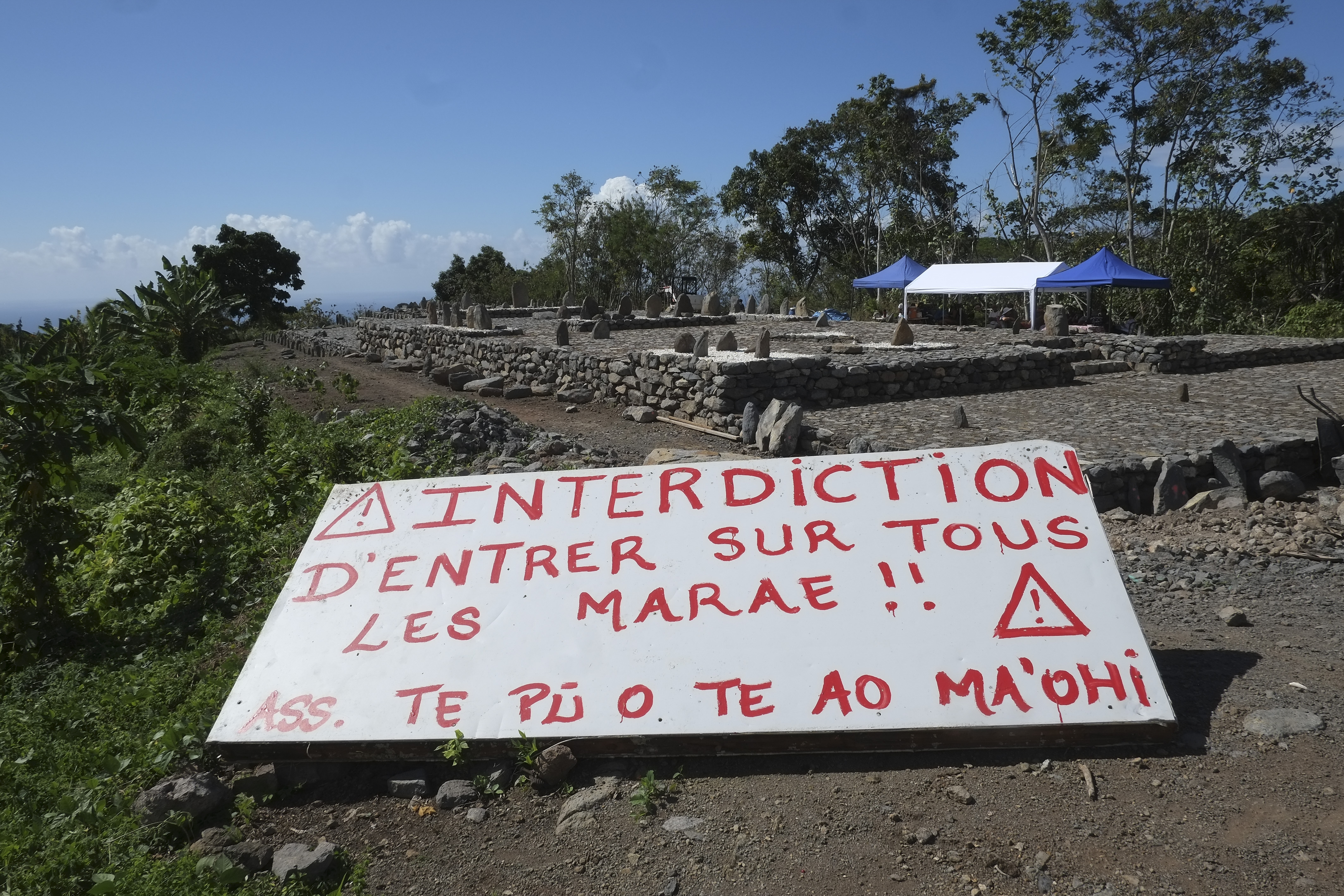 Les marae api sèment la discorde à Pamatai Hills