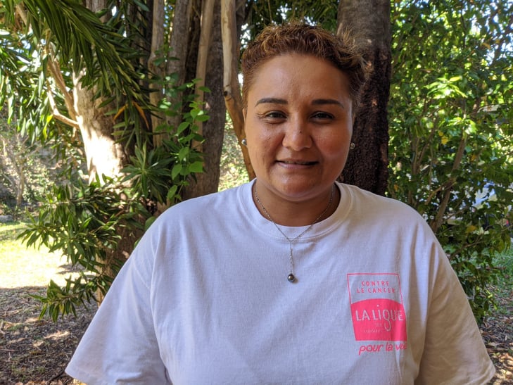 La nouvelle présidente du Comité de Polynésie de la Ligue contre le cancer, Natacha Helme.