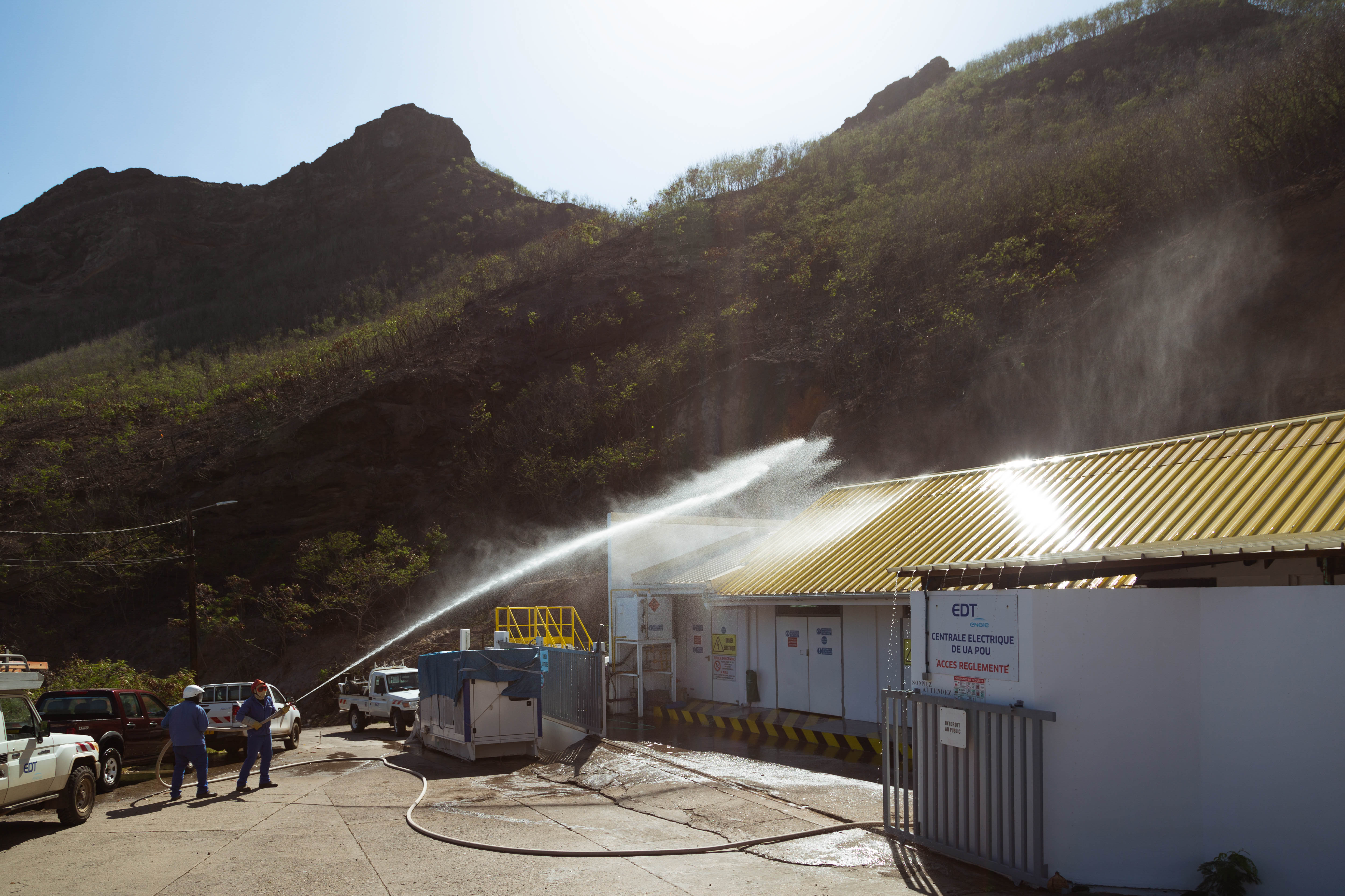 ​Exercice incendie à la centrale EDT