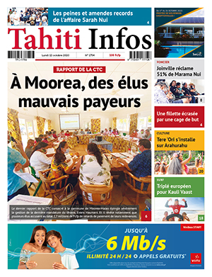 Cliquez sur la Une pour lire le journal