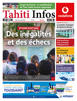 Cliquez sur la Une pour lire le journal