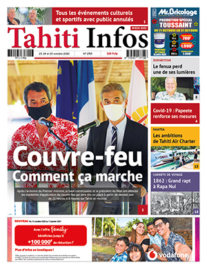 Cliquez sur la Une pour lire le journal