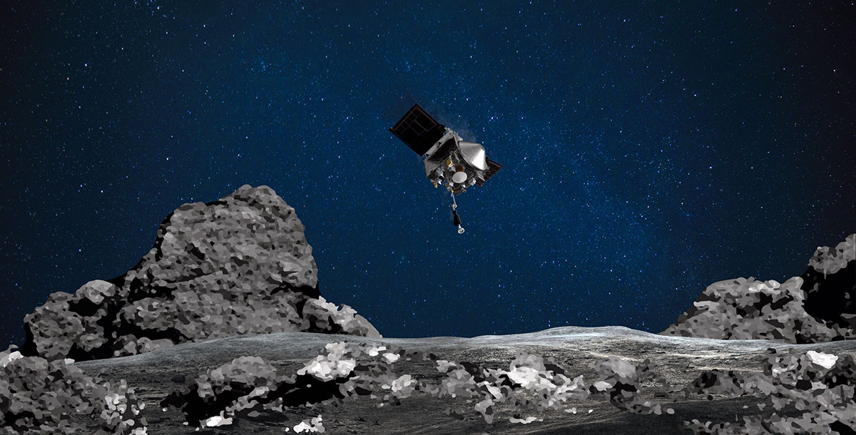 La sonde Osiris-Rex a réussi à sécuriser ses poussières d'astéroïde
