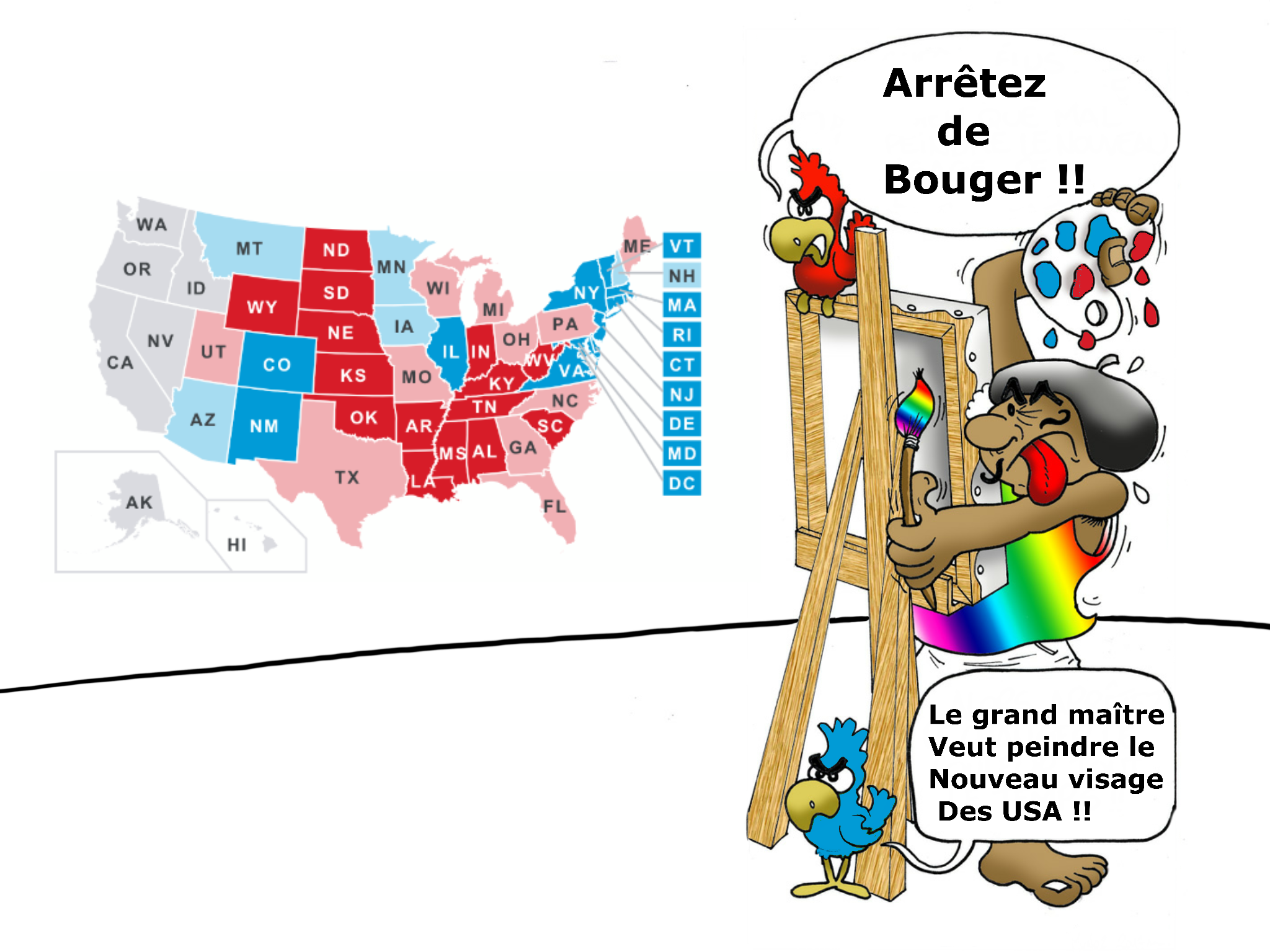 "Couleur USA", par Munoz