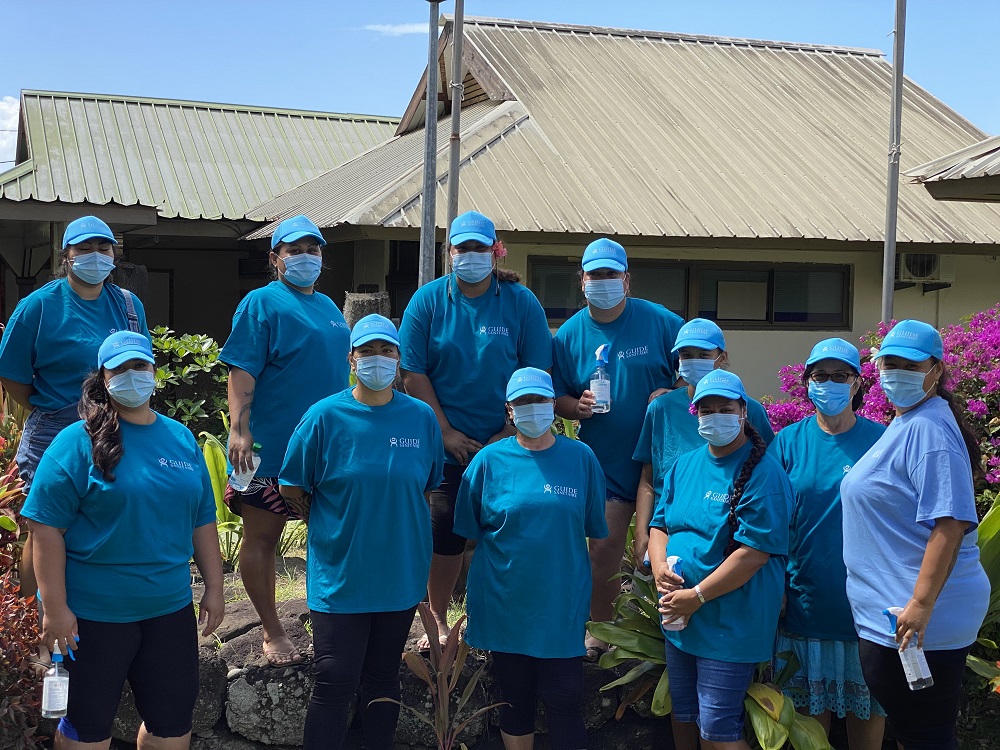 Prévention et isolement de mise à Hiva Oa