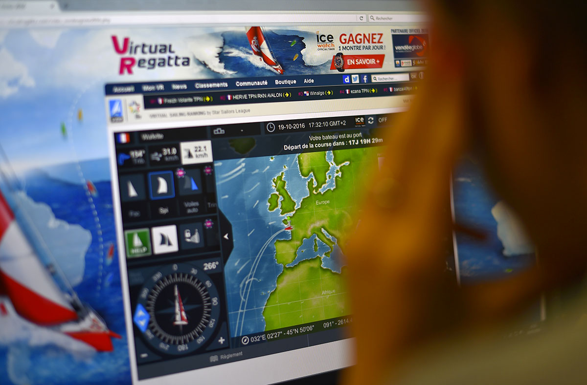 Vendée Globe: avec "Virtual Regatta", le tour du monde depuis son salon