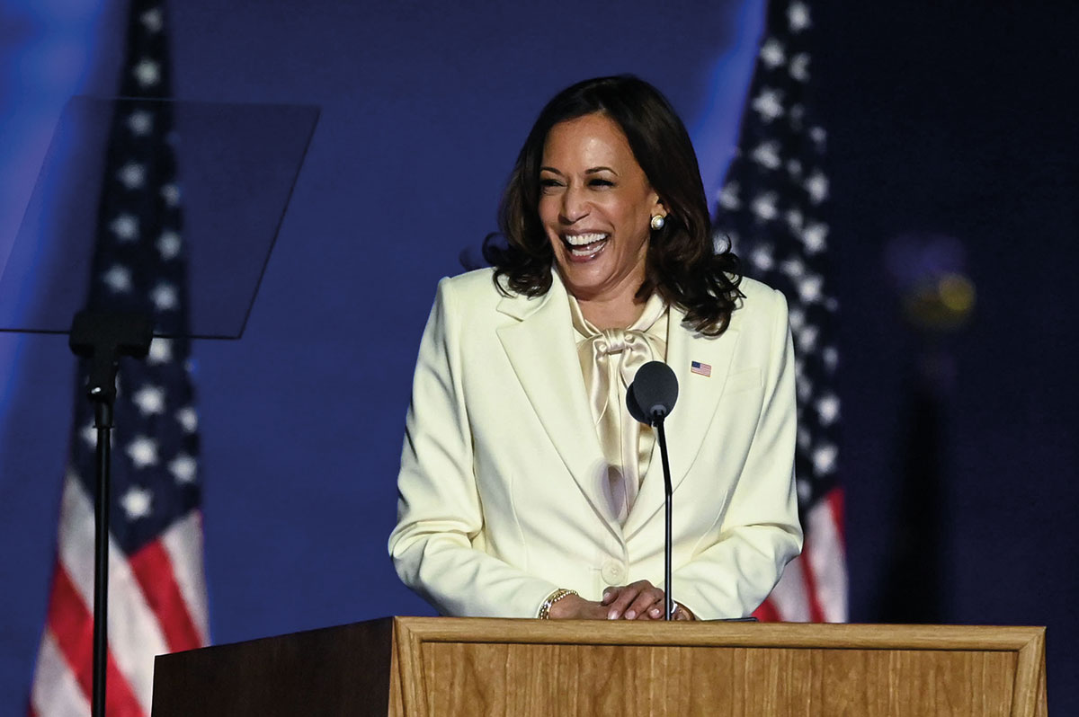 Kamala Harris, première femme vice-présidente des Etats-Unis, entre dans l'Histoire