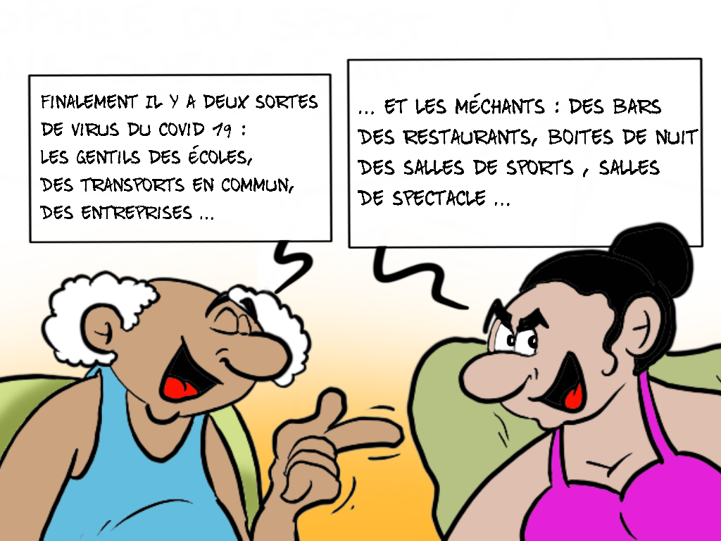 "Covid gentil vs covid méchant", par Munoz