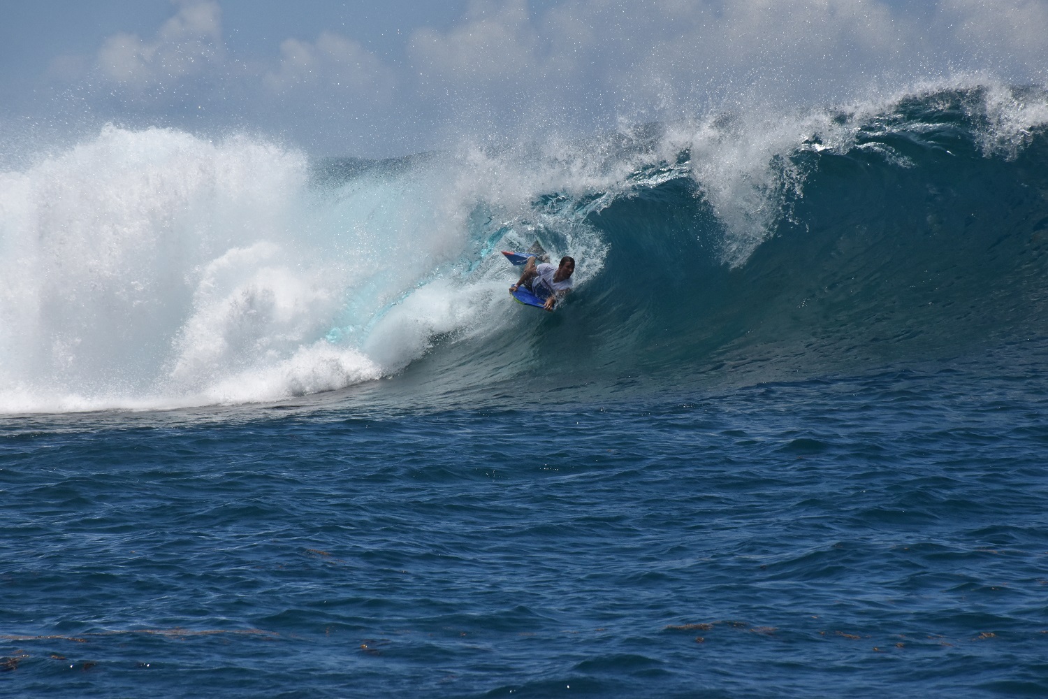 Les bodyboarders se sont également fait plaisir tout au long du week-end.