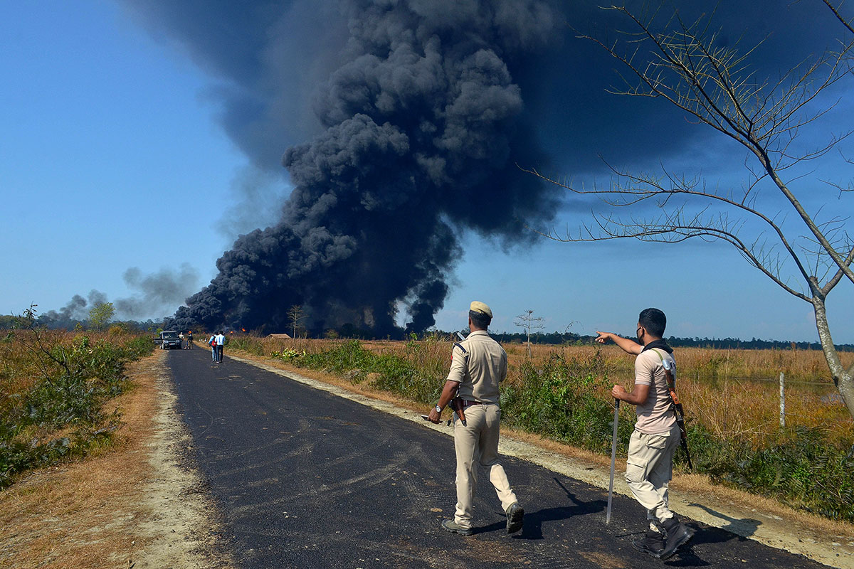 Inde: l'incendie gigantesque d'un puits de pétrole éteint après plus de 5 mois
