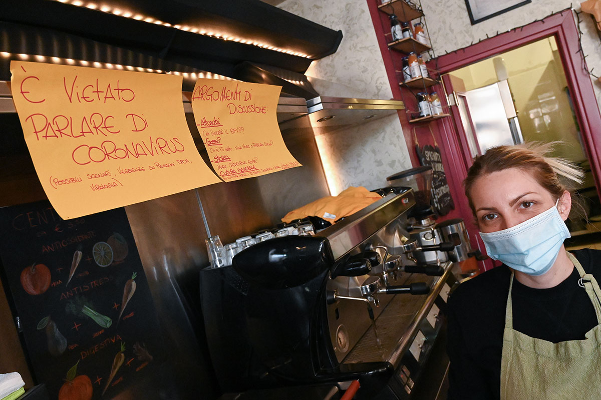 Au bar Feeling de Rome, interdiction formelle de parler du Covid