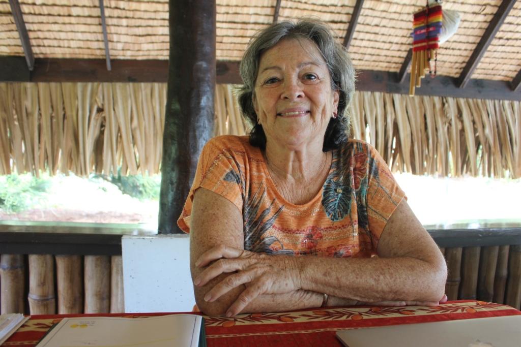 Tita Maurin, présidente du club Soroptimist de Tahiti