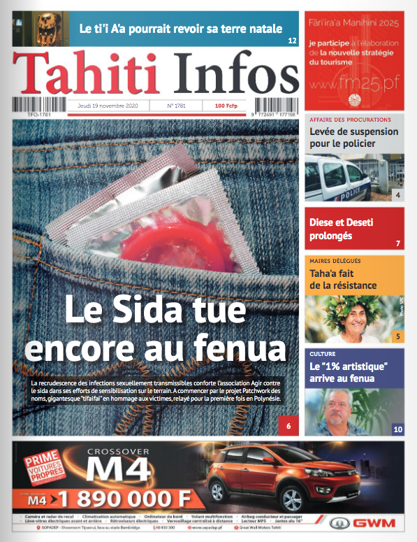 TAHITI INFOS N°1781 du 19 novembre 2020