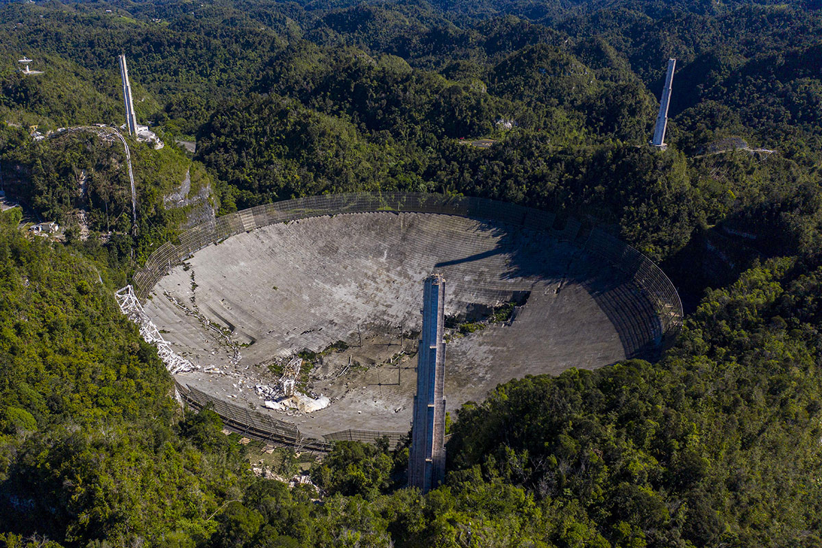 Le site d'Arecibo ne fermera pas après l'effondrement du télescope