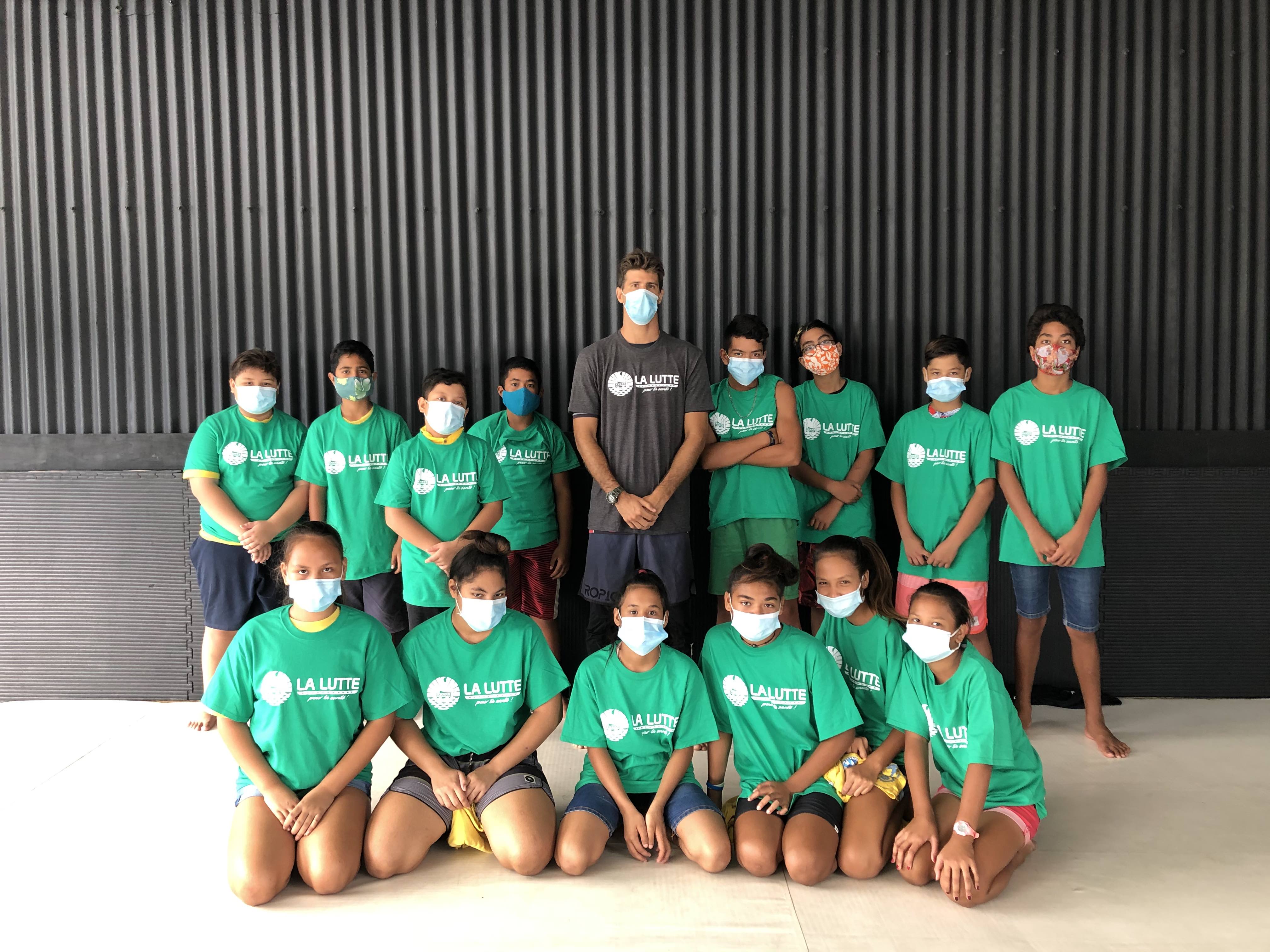 Mesures sanitaires obligent, Jonathan Biarez, instructeur de lutte et de jiu-jitsu brésilien, a dû adapter ses séances.