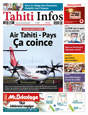 Cliquez sur la Une pour lire le journal