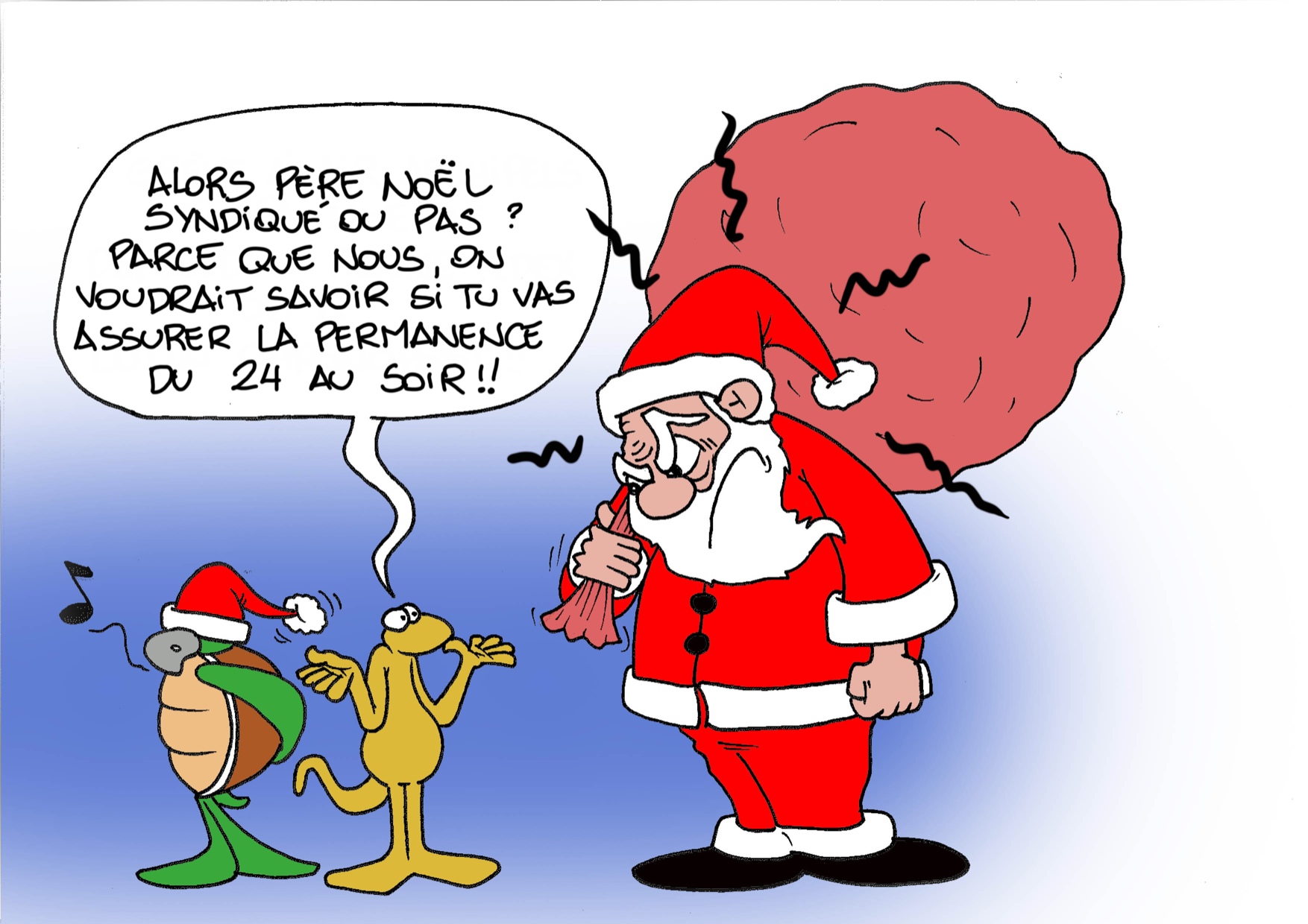 "Le réveillon", par Munoz