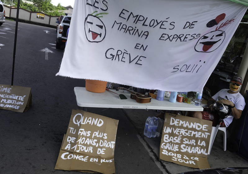 ​La grève débute chez Marina Express