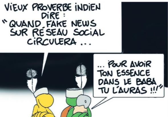 "Vieux proverbe indien" par Munoz