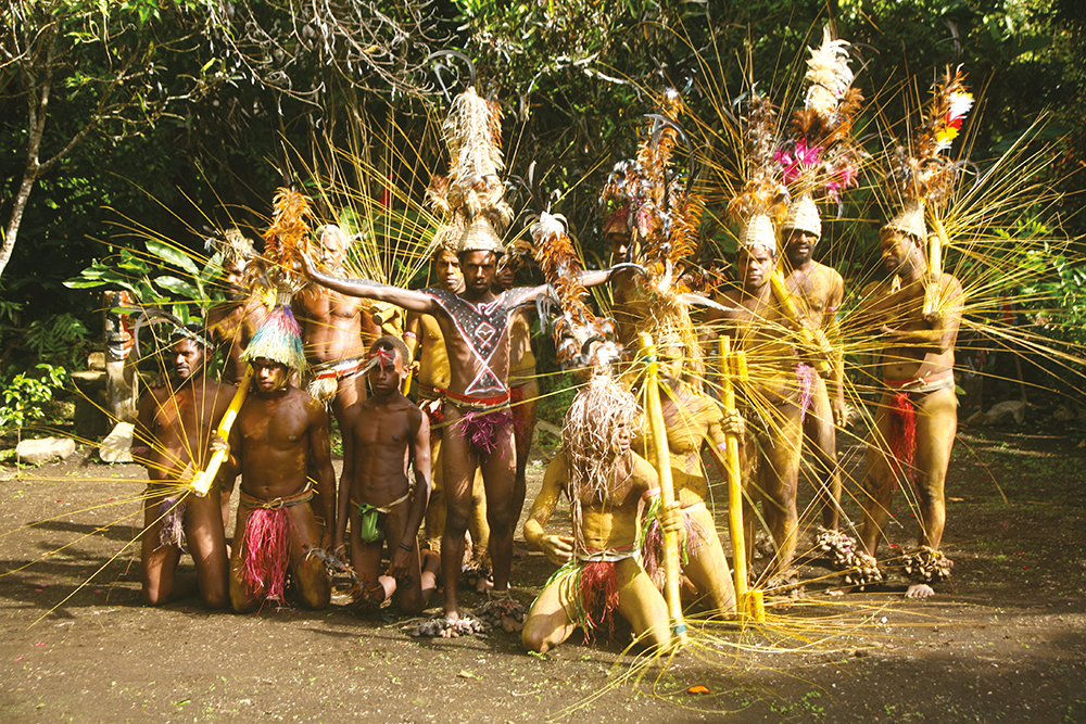 À Malekula, on vit sa culture et l’on présente des spectacles avec des moyens réduits, certes, mais sans dénaturer les traditions.