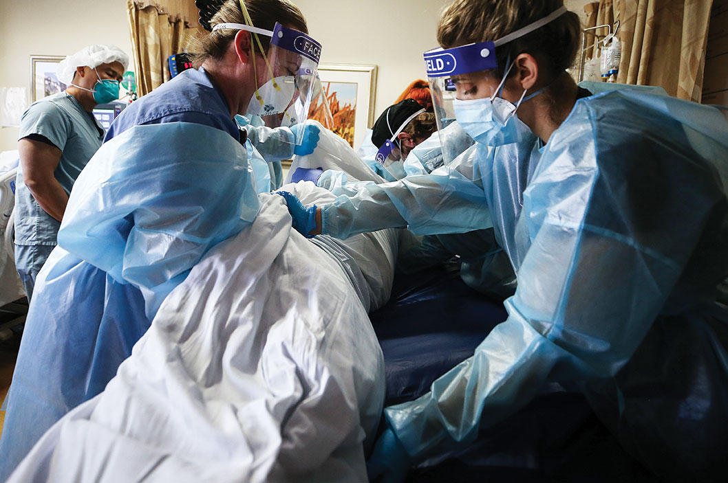 "Tant de morts": un hôpital de Los Angeles au coeur de la tourmente du Covid-19