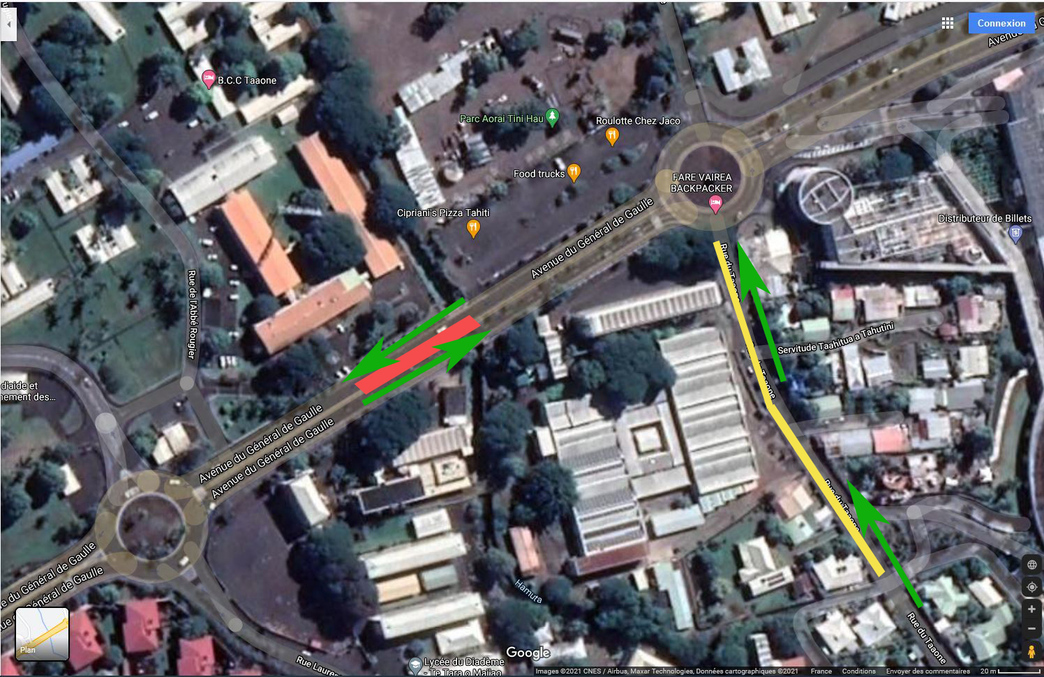 Circulation perturbée dans la zone de Taaone du 11 au 15 janvier