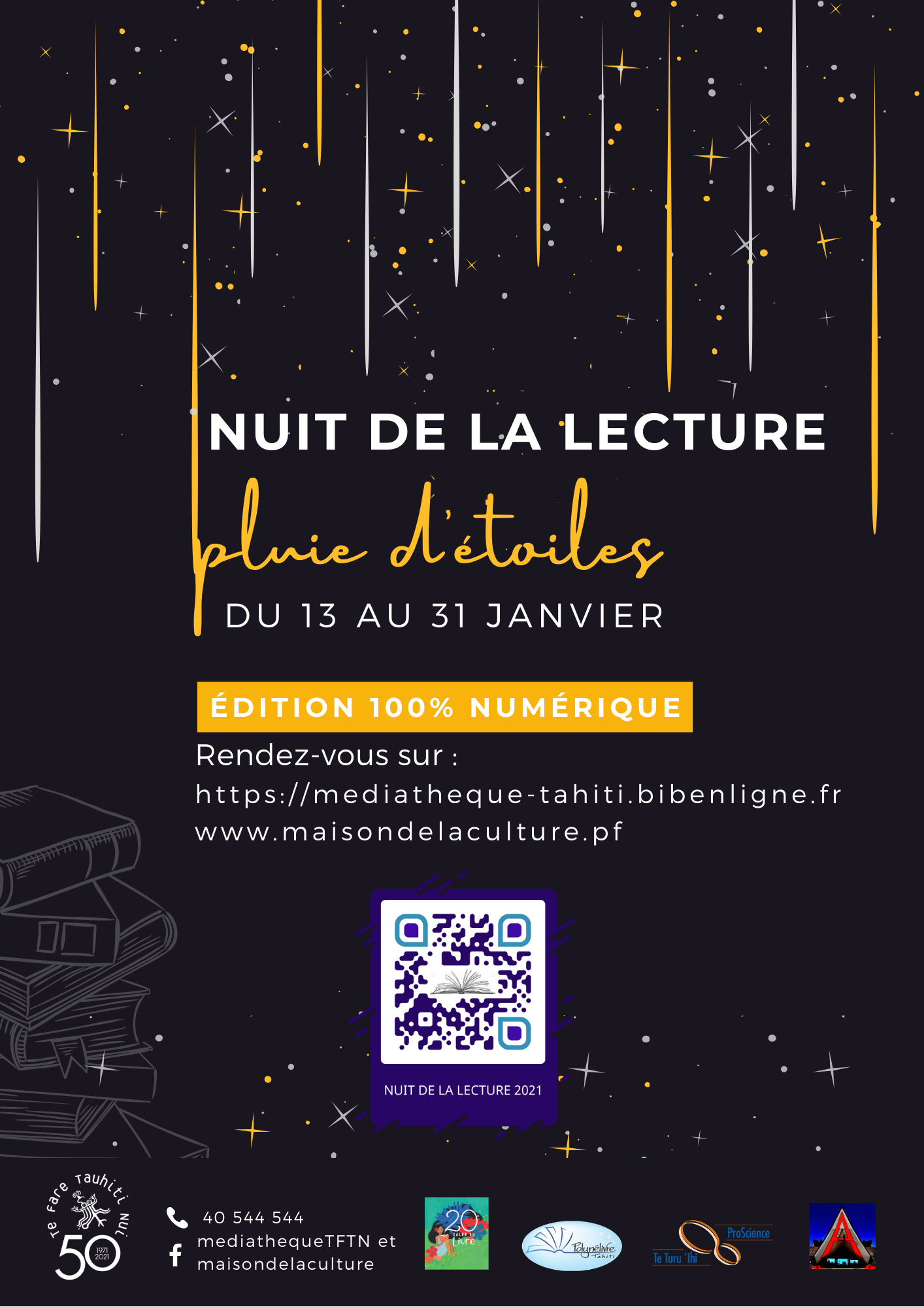La Nuit de la lecture durera finalement du 13 au 31 janvier