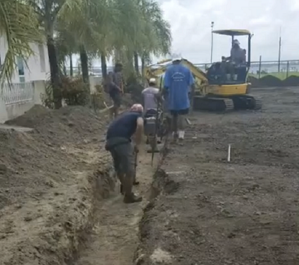 ​Litige foncier pour la salle paroissiale de Anau