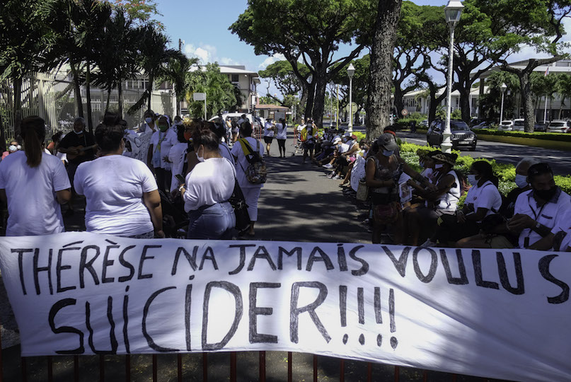 200 marcheurs pour Thérèse Moke