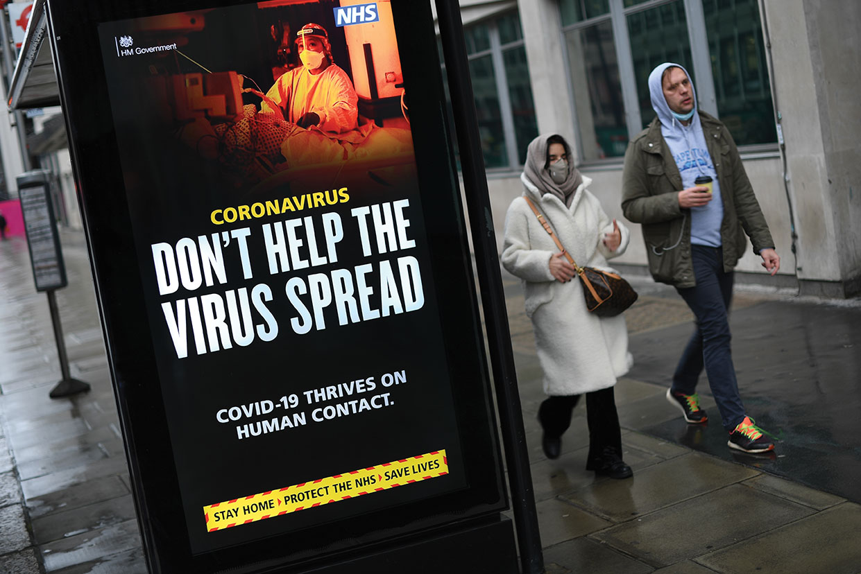 Virus: le variant britannique s'étend dans le monde, les Etats-Unis de retour à l'OMS
