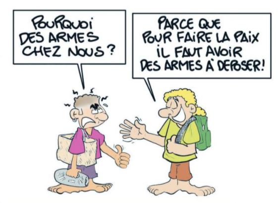 "Le débat qui fait mouche" par Munoz