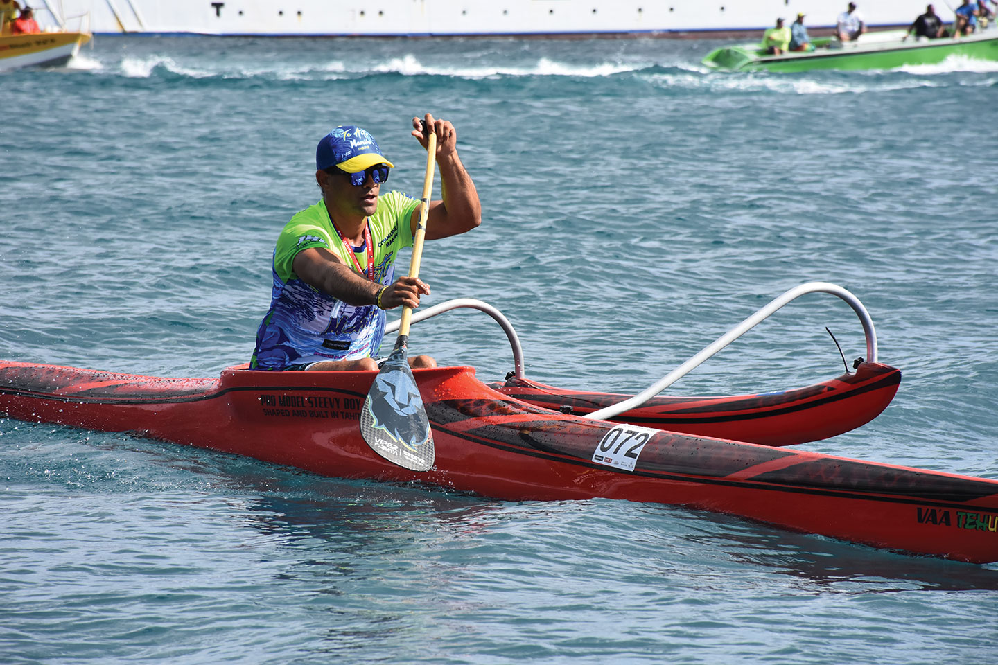 Steeve Teihotaata, désormais ancien capitaine d'EDT Va'a, avait notamment remporté quatre fois de suite la Hawaiki Nui Va'a entre 2014 et 2017.