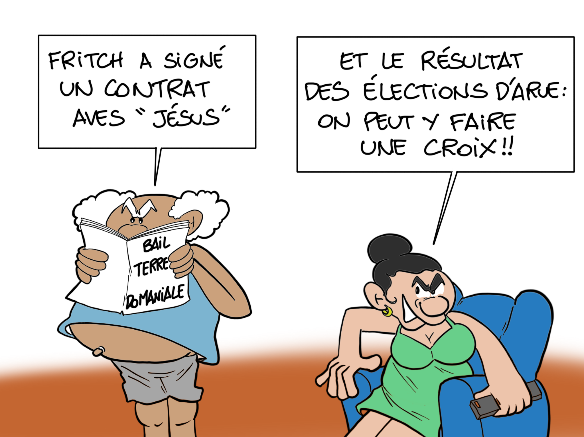 "Sur la croix", par Munoz