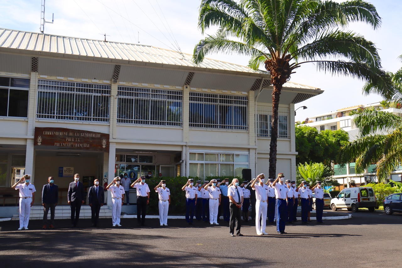 Hommage aux gendarmes décédés dans l'exercice de leurs fonctions