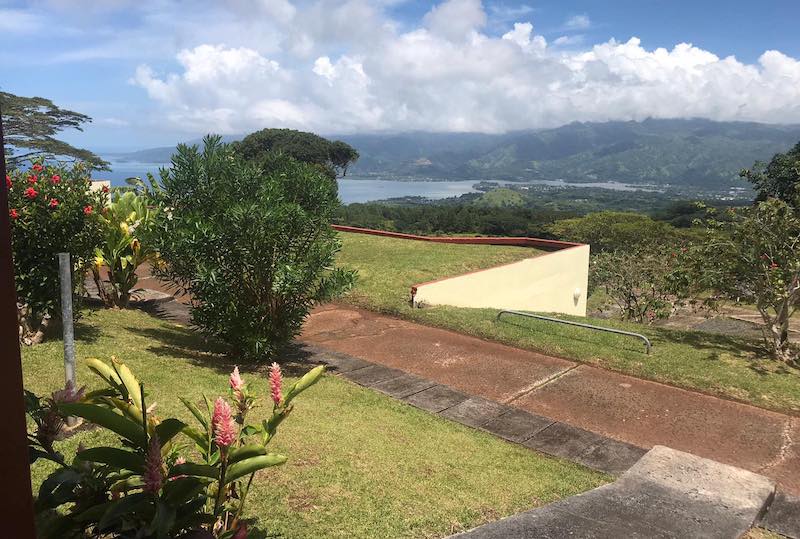 Le site de quatorzaine dédié de Puunui à la Presqu'île.