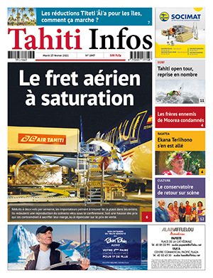 Cliquez sur la Une pour lire le journal