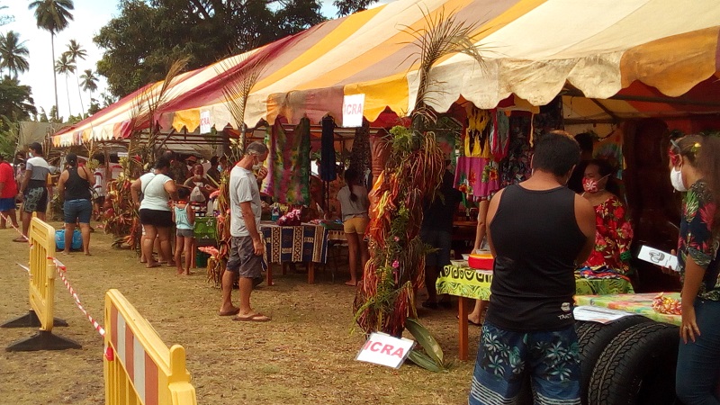 Succès pour l'expo-vente de Atuona