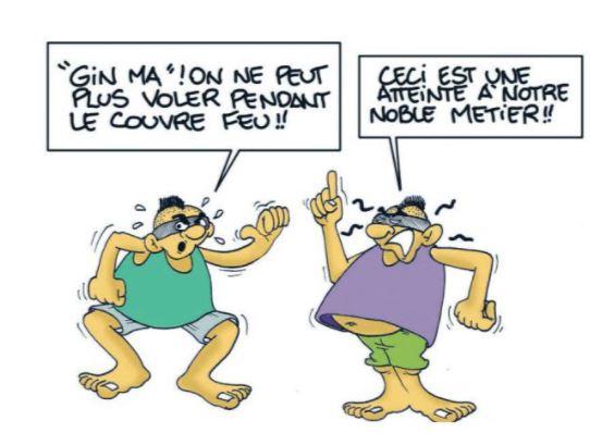 "Voleurs masqués" par Munoz
