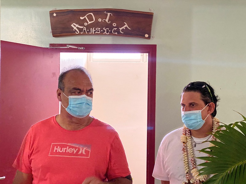 Inauguration d'une antenne ANSIC à Tatakoto