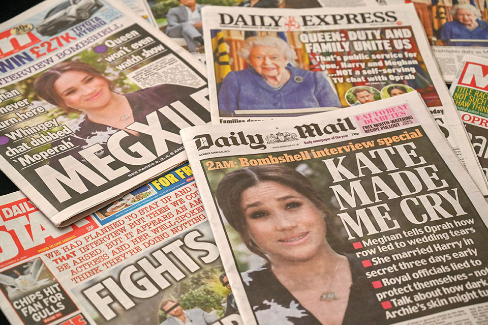 Les confidences de Meghan et Harry font l'effet d'une bombe au Royaume-Uni