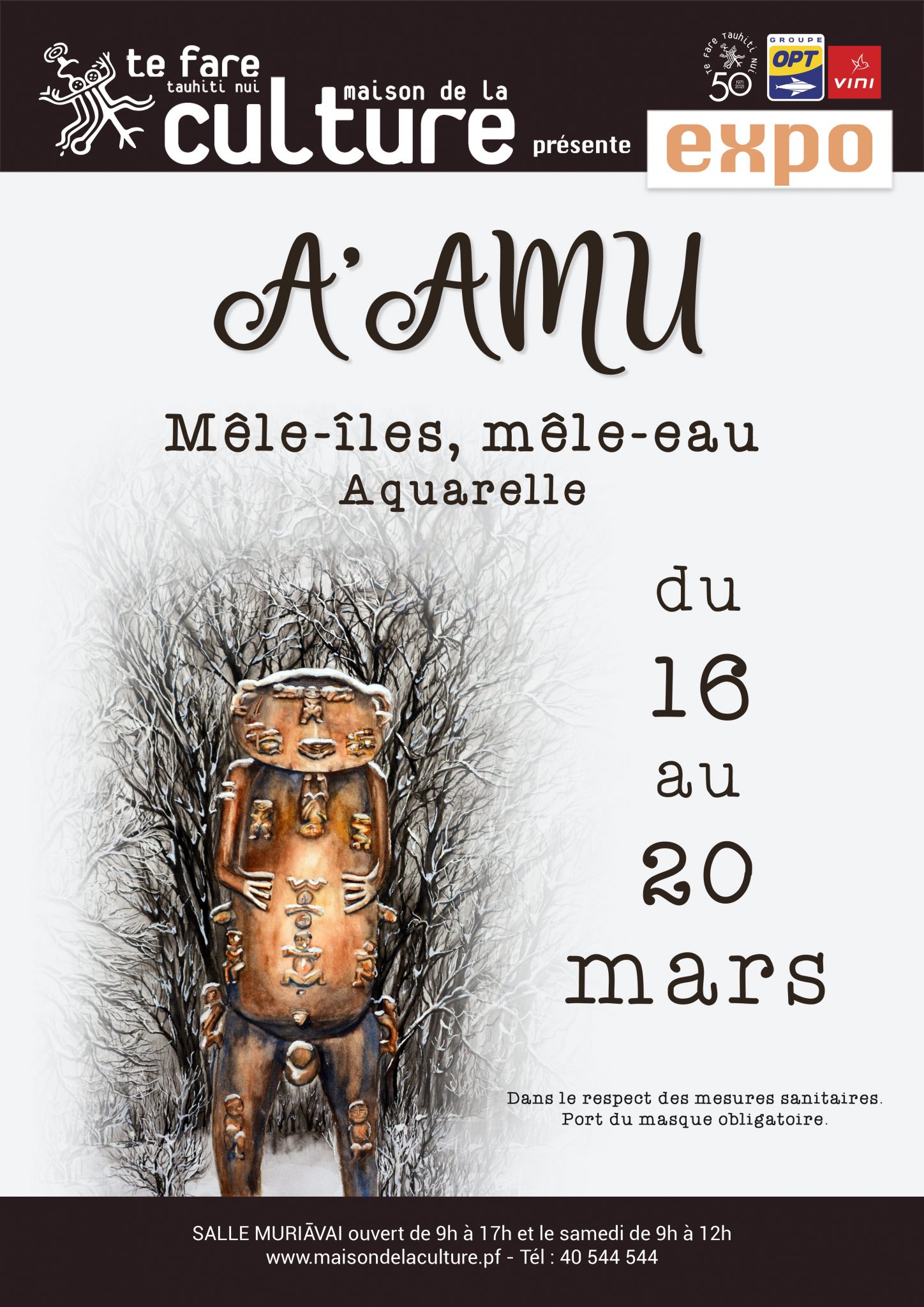 "Mêle-îles, Mêle-eau", la rétrospective de A’amu 