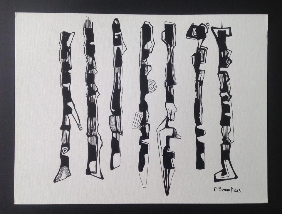 Abstraction avec Patricia Bonnet.