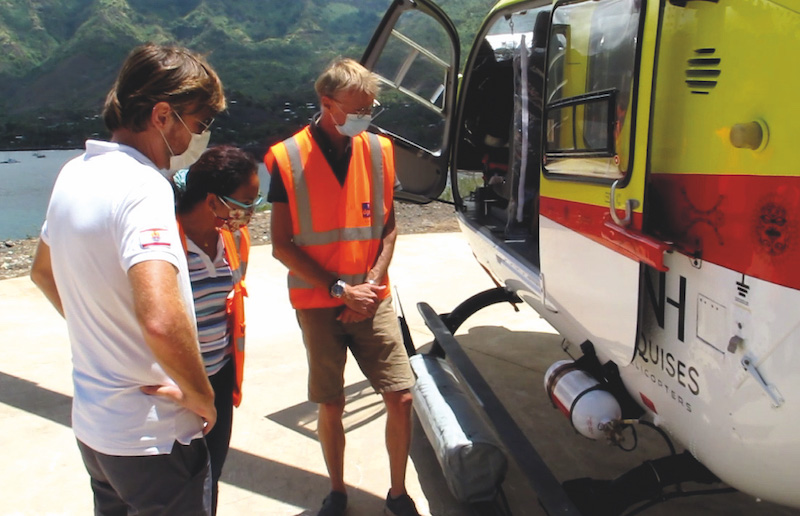 Un contrôle inopiné au sol a été effectué sur un aéronef, parallèlement à l'audit.