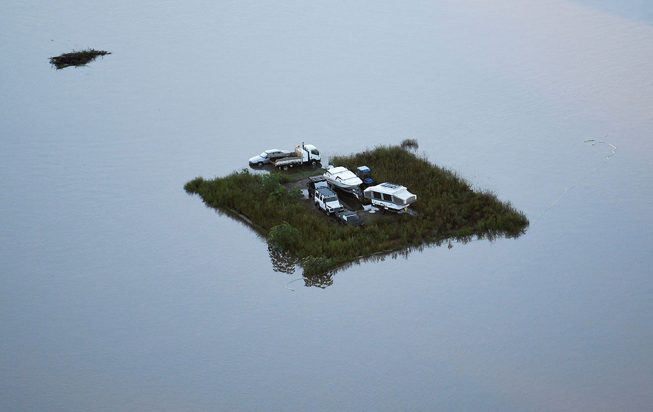 Avec la décrue, les Australiens découvrent l'ampleur des dégâts