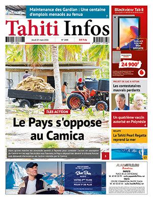 Cliquez sur la Une pour lire le journal