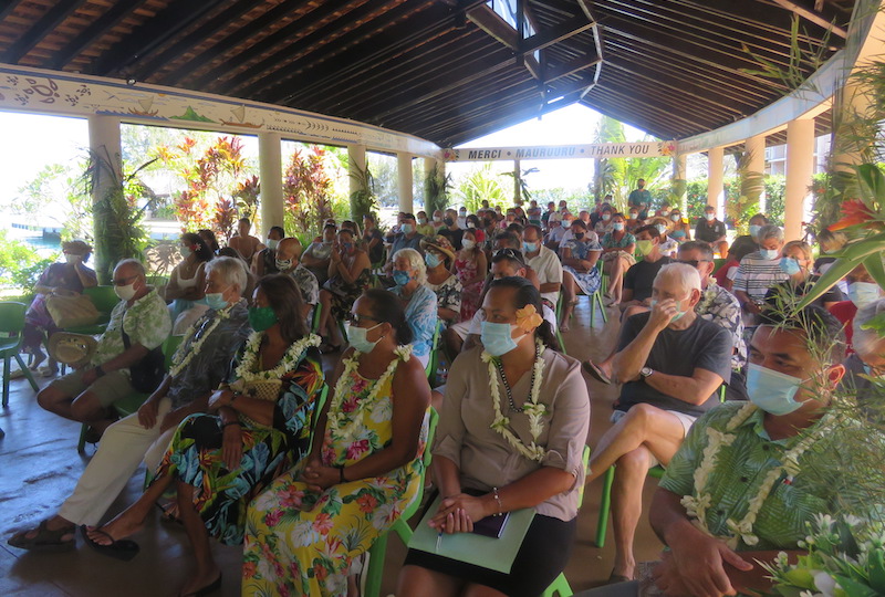 Les professionnels du tourisme de Moorea étaient nombreux à cette journée d'information avec les services du Pays et de l'État.